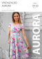 Preview: Papierschnittmuster Vintage-Kleid Aurora